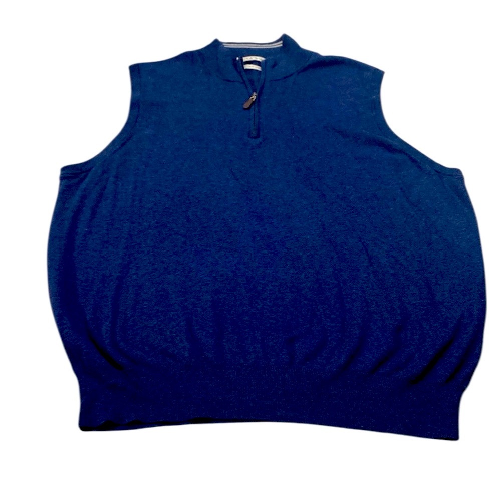 Peter Millar Blue Zip Up Sweater